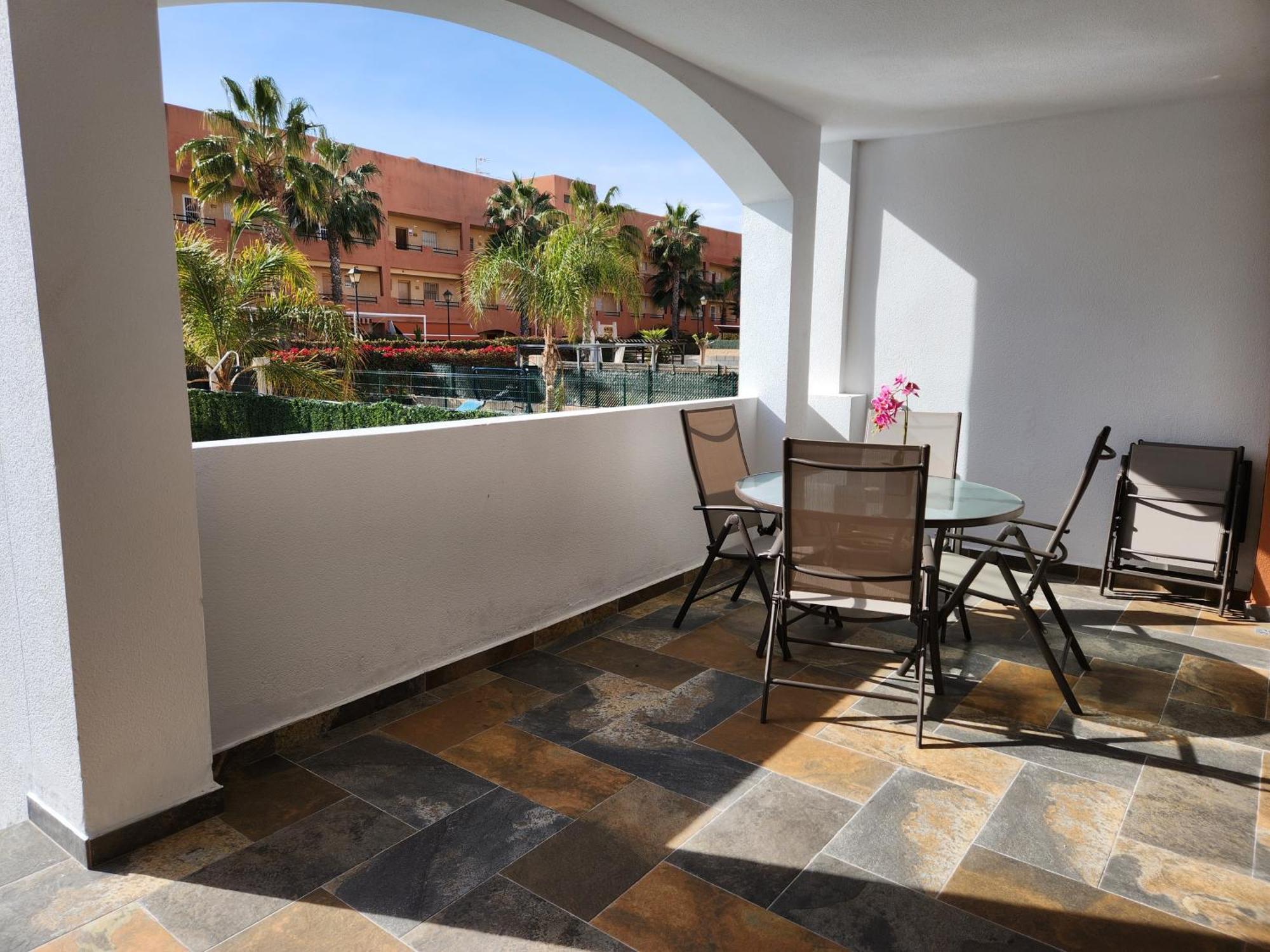 Bajo En Primera Linea De Vera-Playa Con Piscina Privada! Esterno foto